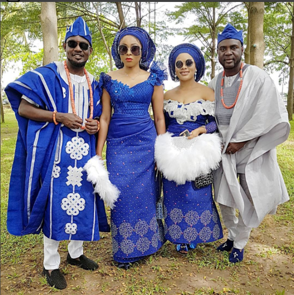 See First Photos Of The Makun Family At Yomi Casual's Wedding