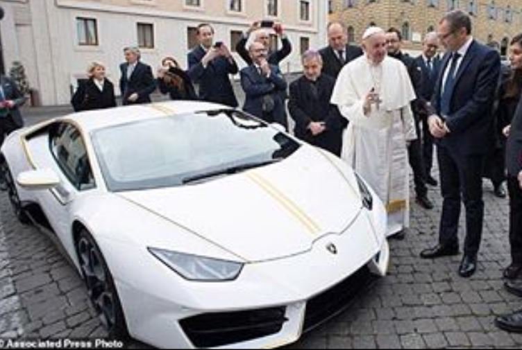 Pope Francis Gets Personalized Lamborghini As Gift, But... (Photos)