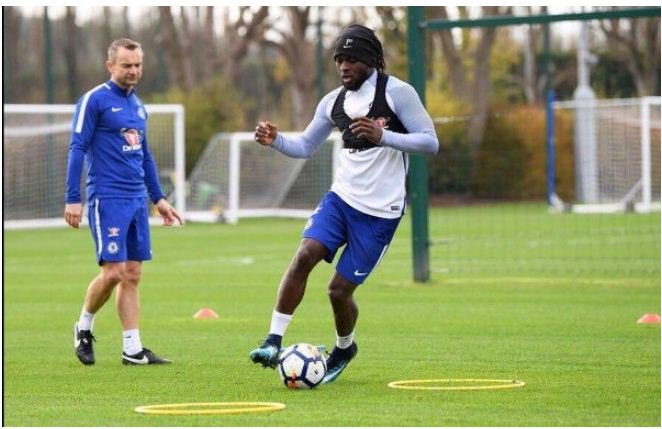Premier League!! Super Eagles Winger Victor Moses Returns To Chelsea Training