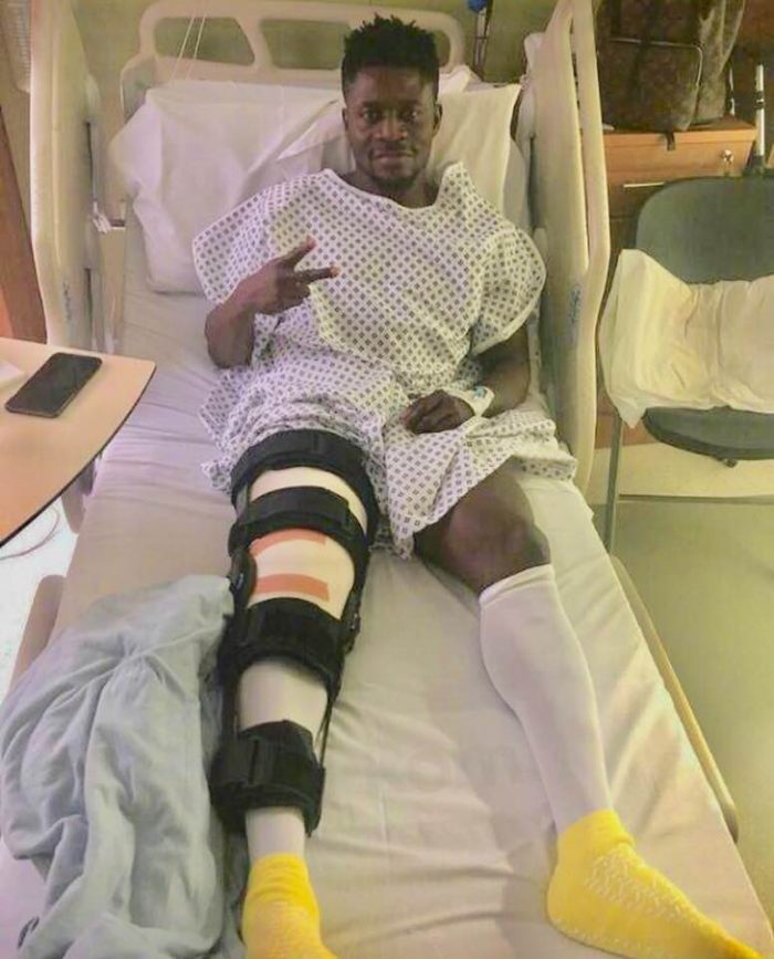 Injured Obafemi Martins Set For Surgery In UK, Ruled Out For 7 Months (Photos)