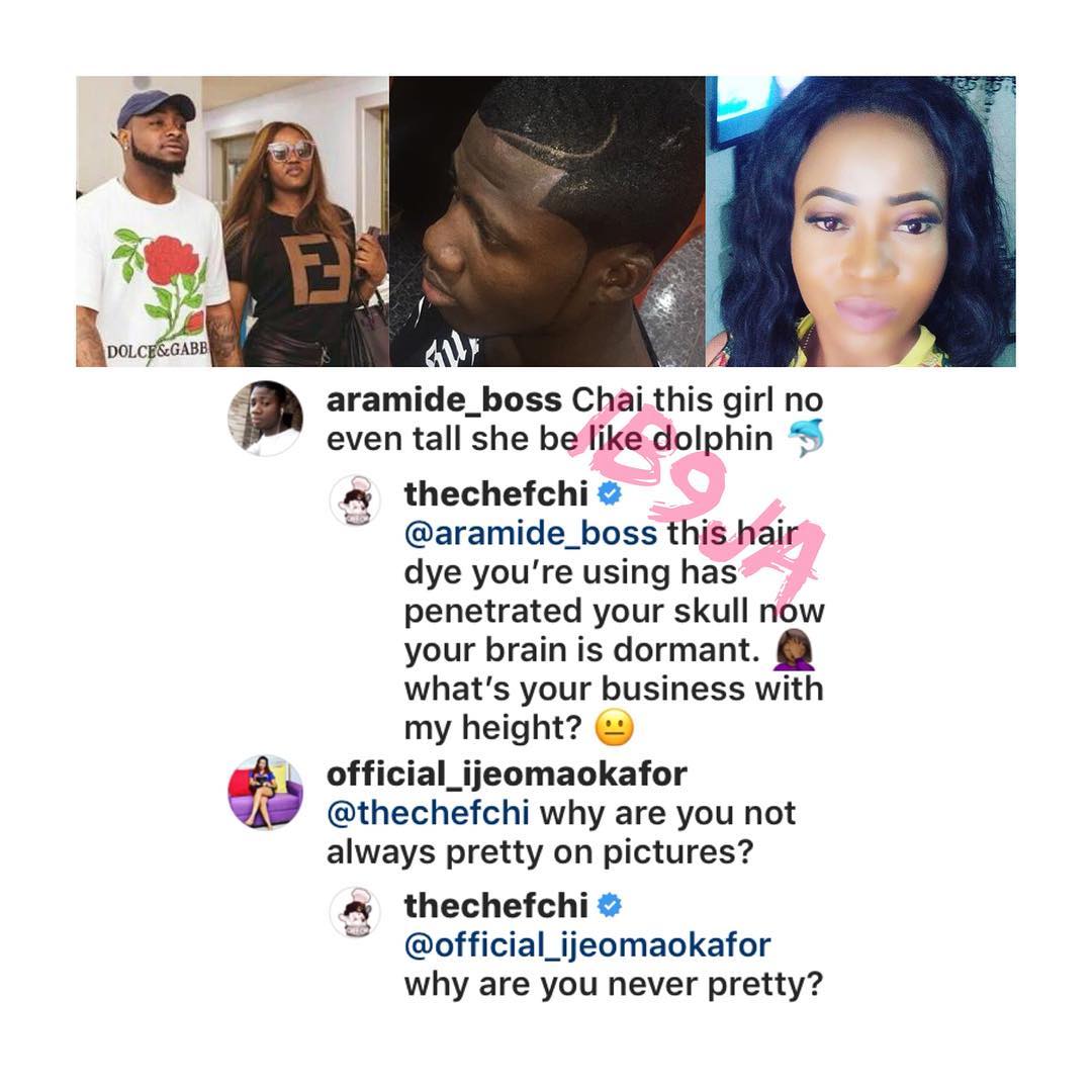 Chioma Puts Up A Good Fight Against Two Veteran Bullies (Photos)