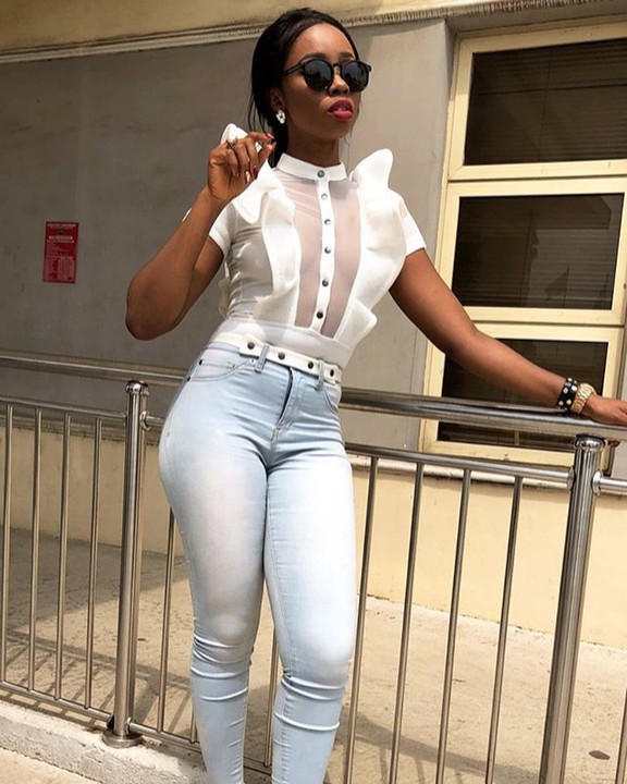 Classic Or Trashy? Bambam Steps Out In Braless See-through Top (Photos)