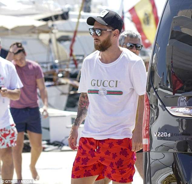 Lionel Messi Enjoys Break In Ibiza With Family (See Photos)