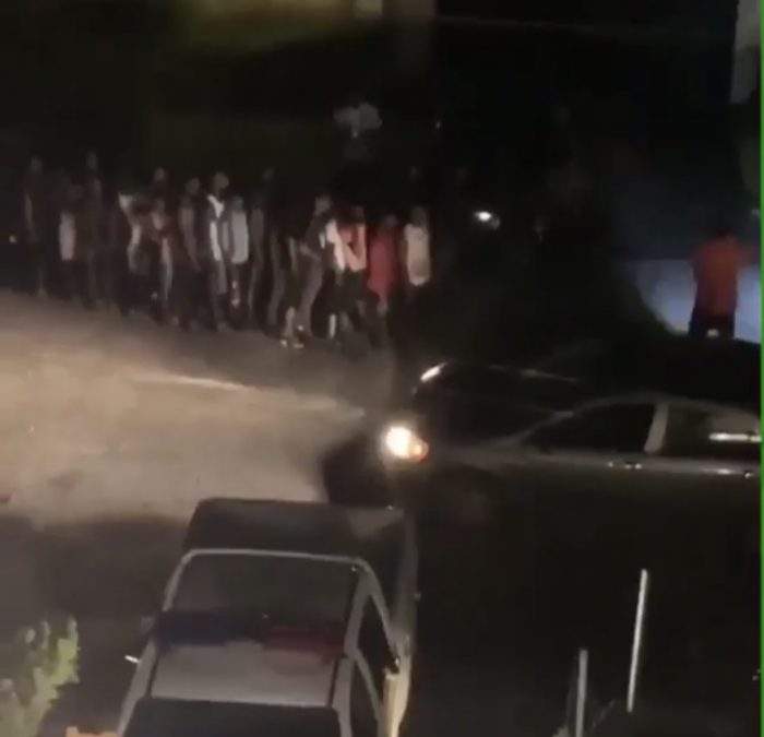 See The Long Queue Of People Begging For Money In Front Of Davido's House (Pictures)