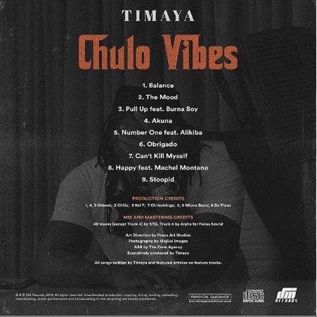 Timaya Reveals Tracklist And Release Date For Upcoming EP, 'Chulo Vibes'