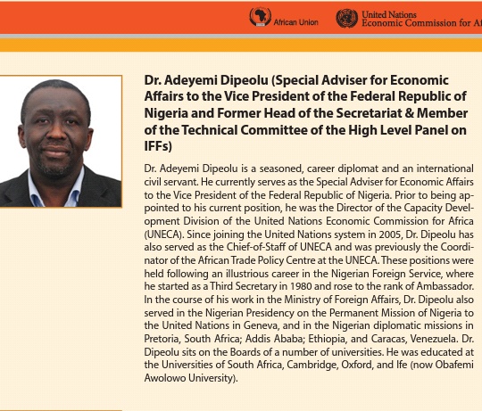 Meet Dr. Adeyemi Dipeolu - Economic Adviser To President Buhari