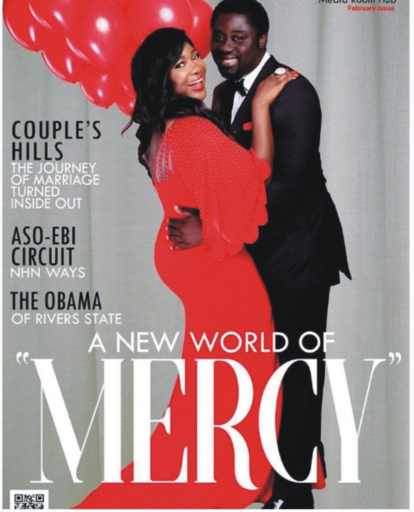 Mercy Johnson and Husband Cover Media Room Hub Magazine