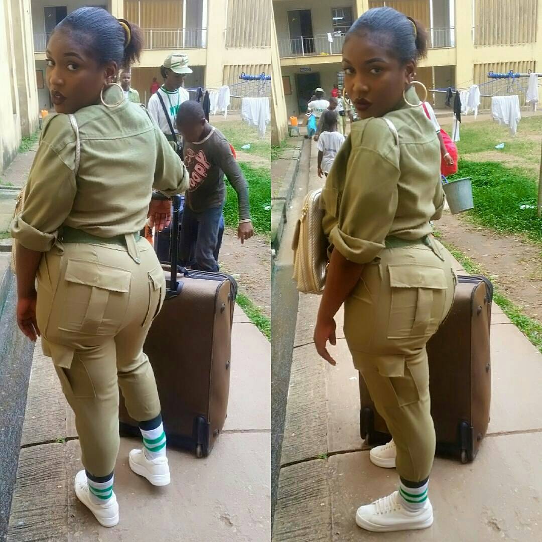 See Beautiful Corper Whose Backside Got Guys Talking (Photos)