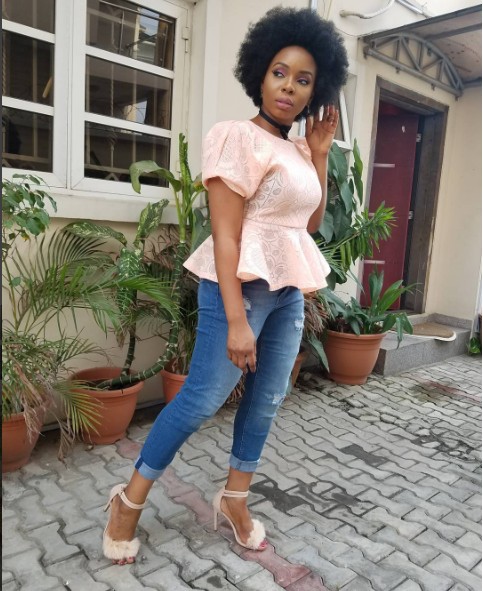 Yemi Alade Ditches Her Signature Hairstyle For Something Different (Photos)