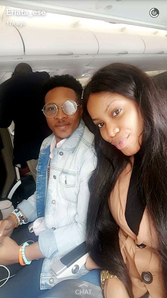 Evicted Fake Ex BBNaija Housemates, Jon And Ese Arrive Nigeria (Photos)