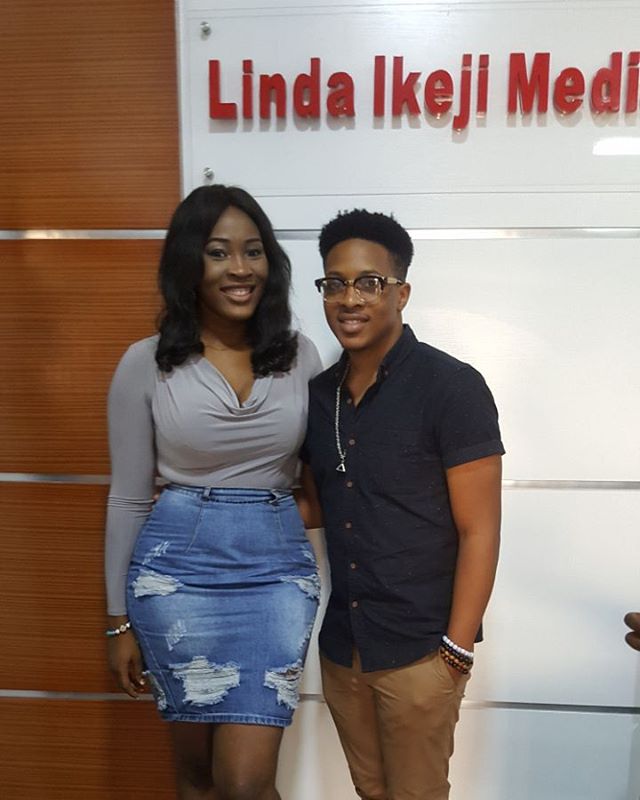 Photos From The Media Tour Of Former #BBNaija Housemates Jon And Ese