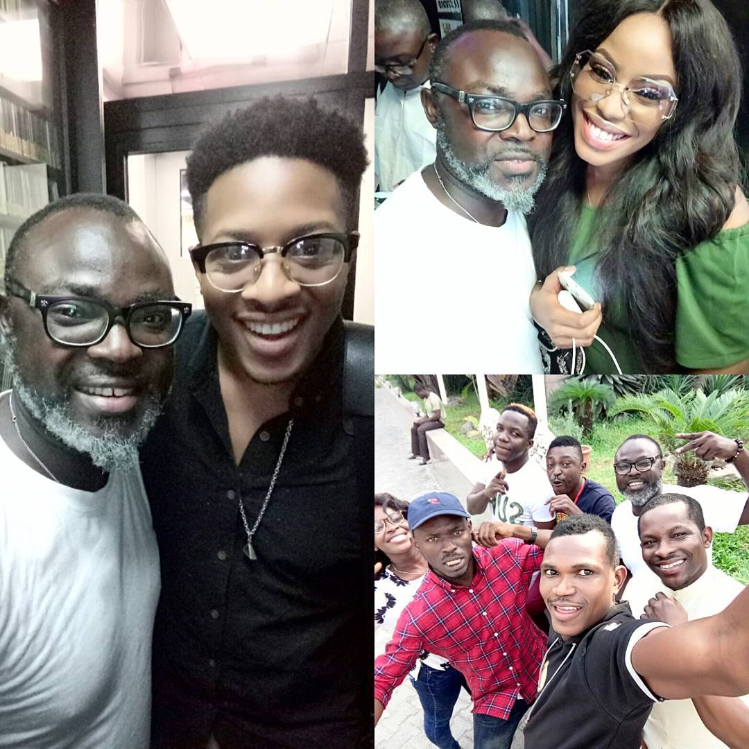 Photos From The Media Tour Of Former #BBNaija Housemates Jon And Ese