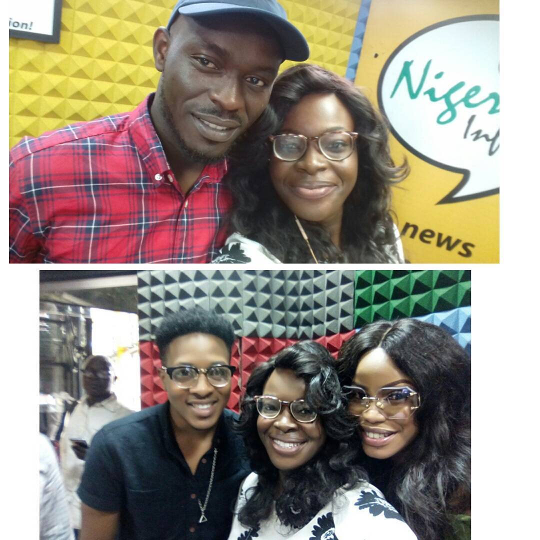 Photos From The Media Tour Of Former #BBNaija Housemates Jon And Ese