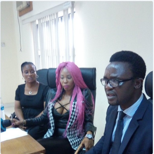 See The Hot Outfit Apostle Suleman's Accuser Wore To Her Press Conference Yesterday (Photos)
