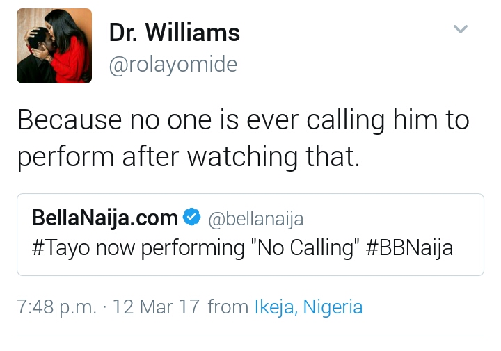 #BBNaija: Nigerians React To Tayo Faniran's Performance At Sunday Live Show