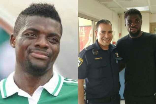 Nigerian Footballer, John Ogu , Arrested For Drink -Driving [Photo ]