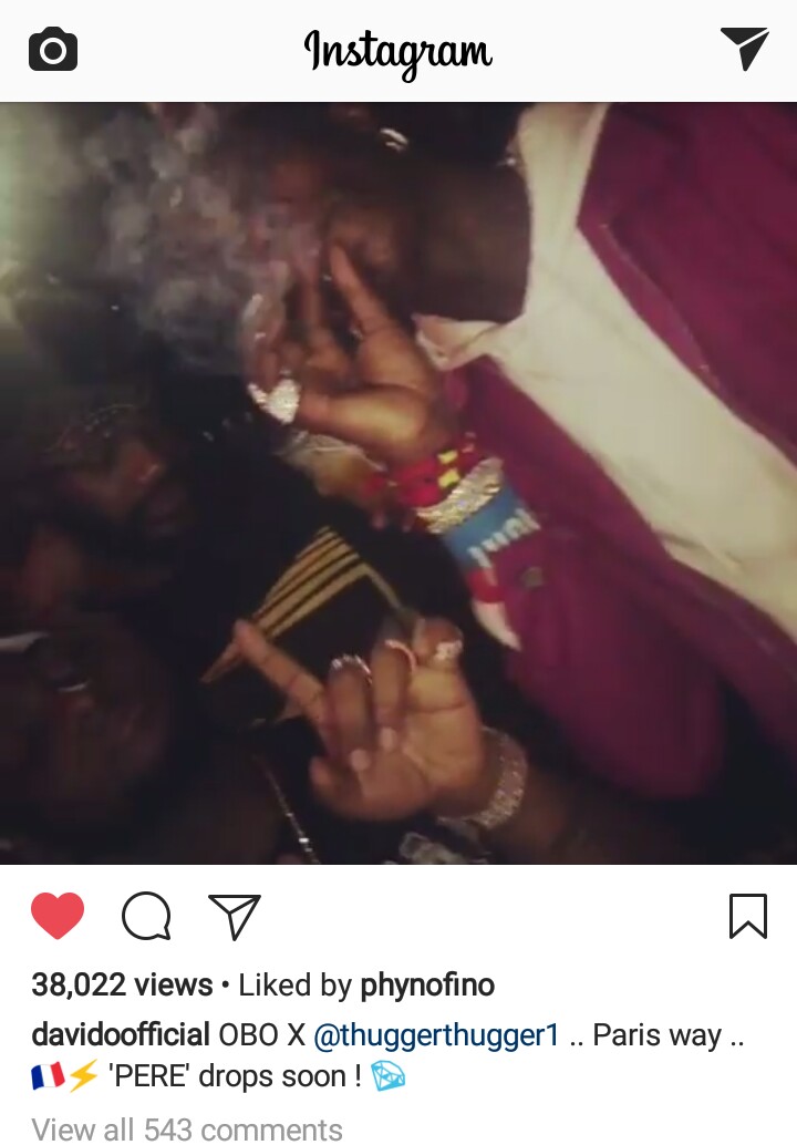 Davido Sited With Young Thug At A Club In Paris (Video, Photos)