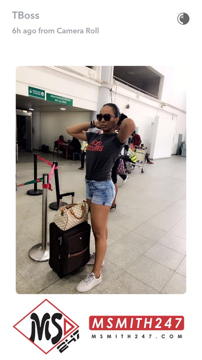 BBNaija Star, Tboss Steps Out In Bum Shorts - PHOTOS