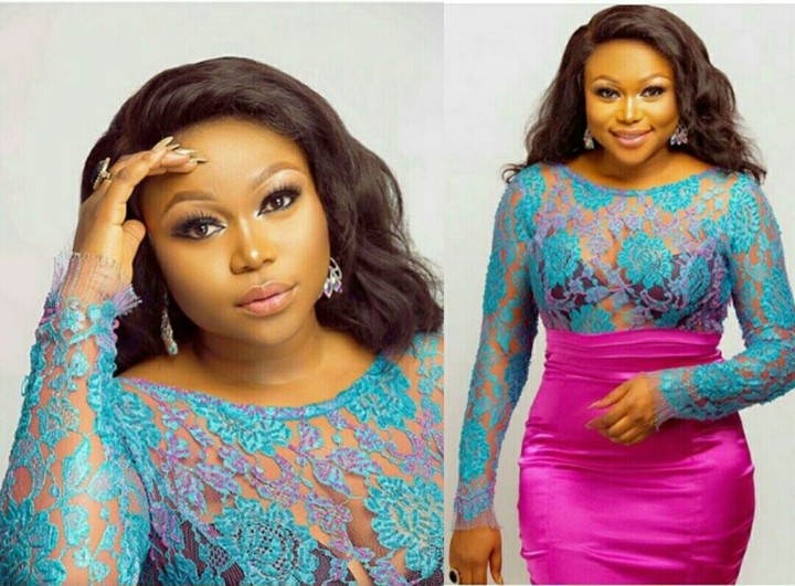 Actress Ruth Kadiri Looks Enchanting In Sheer Lace (Photos)