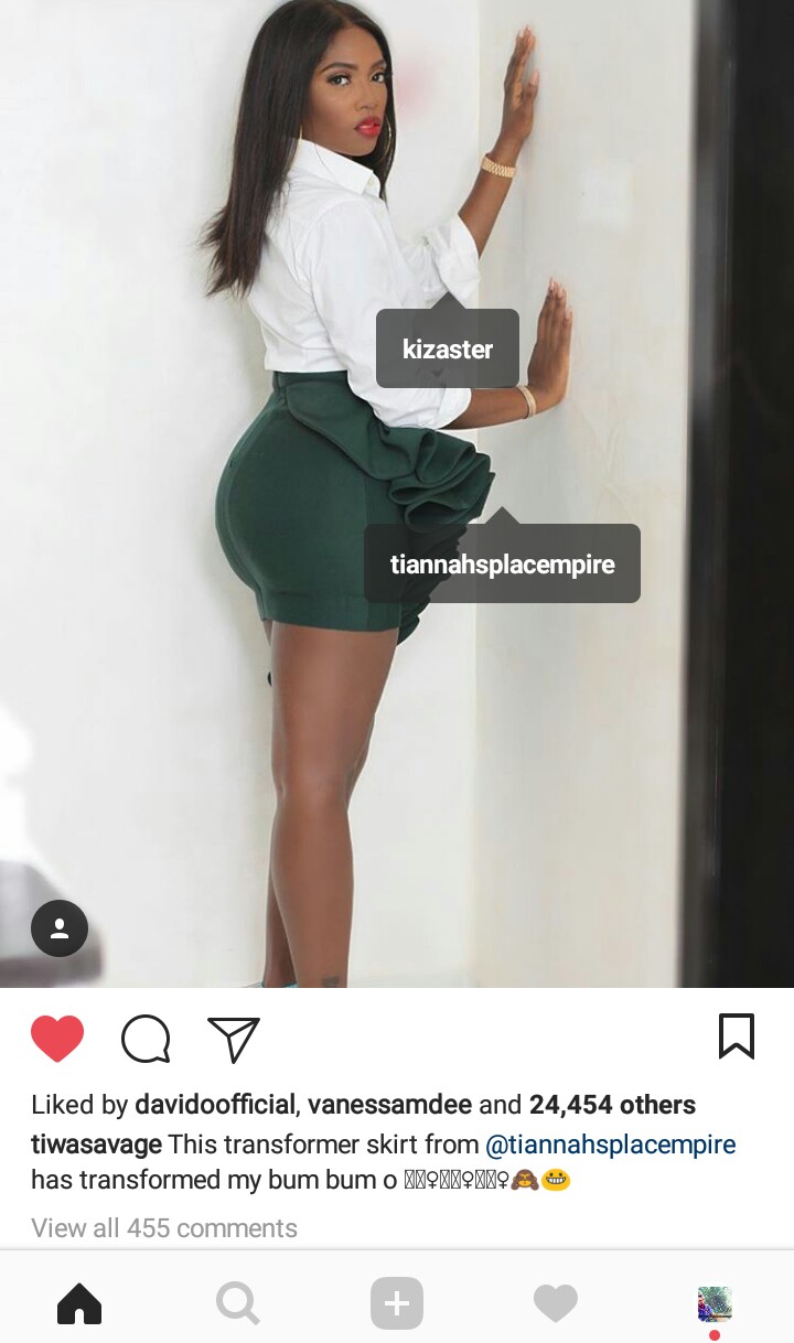Tiwa Savage Looks Too Hot In Mini Skirt (Photos)