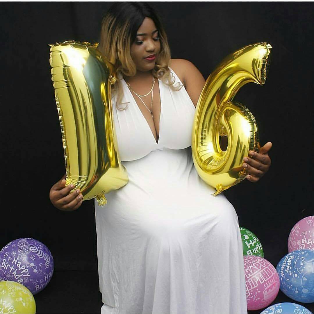 Busty Lady Celebrates Her "16th" Birthday. See Reactions (Photos)