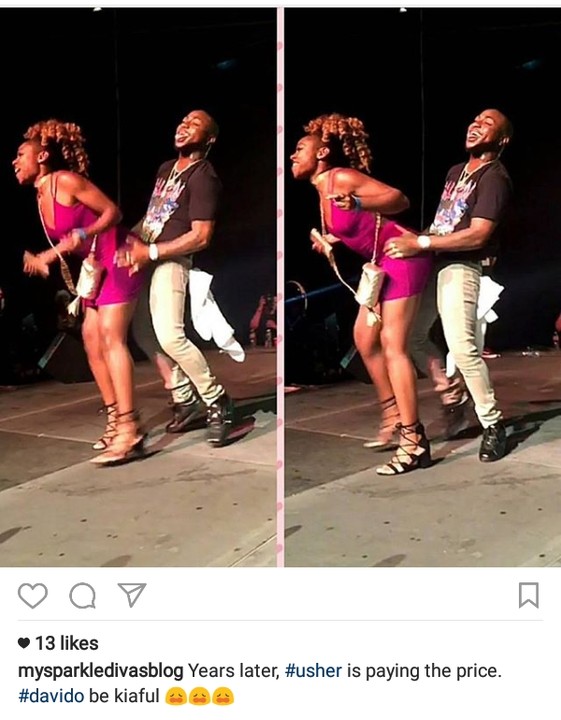 Davido Dances & Rocks A Lady's Backside In USA (Photos)