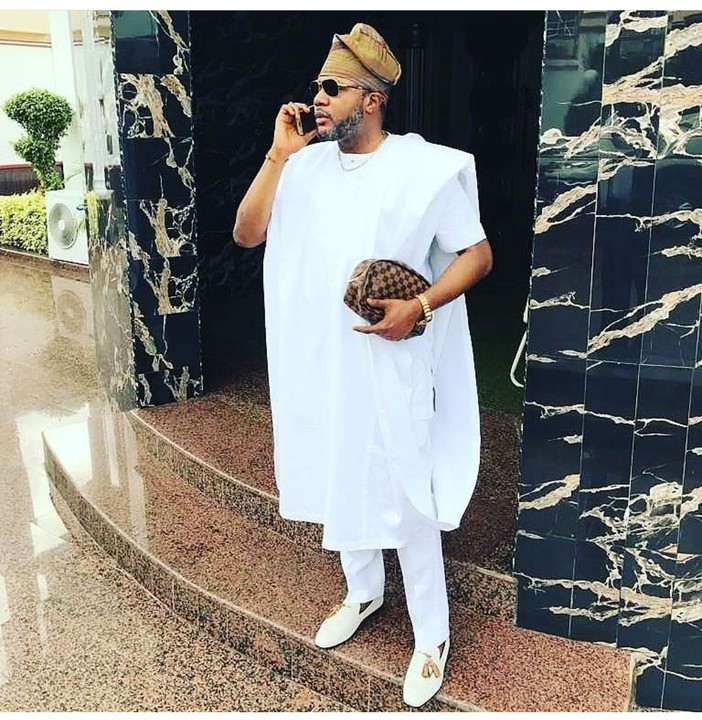 10 Times E-Money Stunned In Native Attire (Photos)