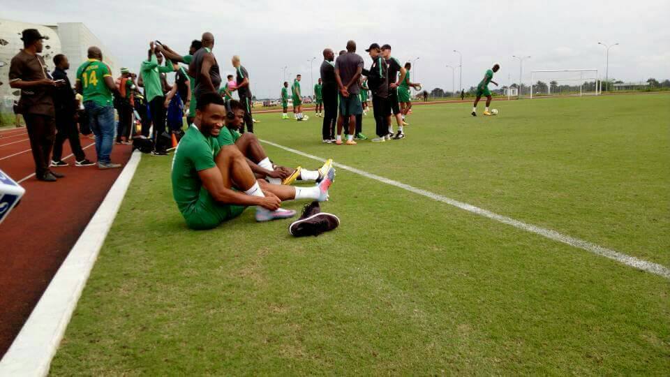 Mikel Obi, Iheanacho, Victor Moses Join Other Super Eagles For Training (Photos)