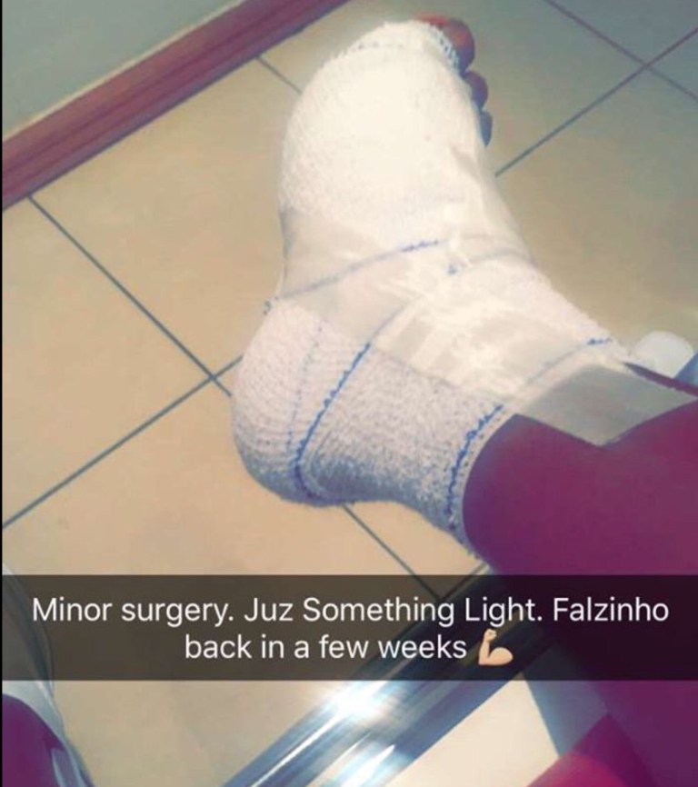 Falz Undergoes Surgery, Injured While Playing Football (Photos)