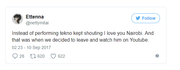 Kenyans Blast Tekno For Giving 'Horrible' Performance In Nairobi