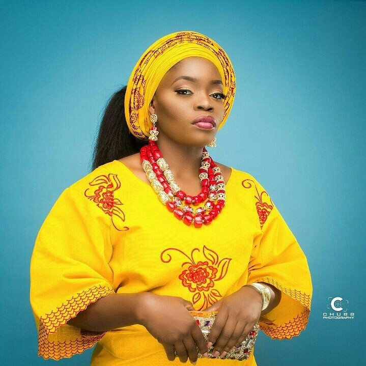 BBNaija Star, Bisola Looks So Beautiful In Native Attire