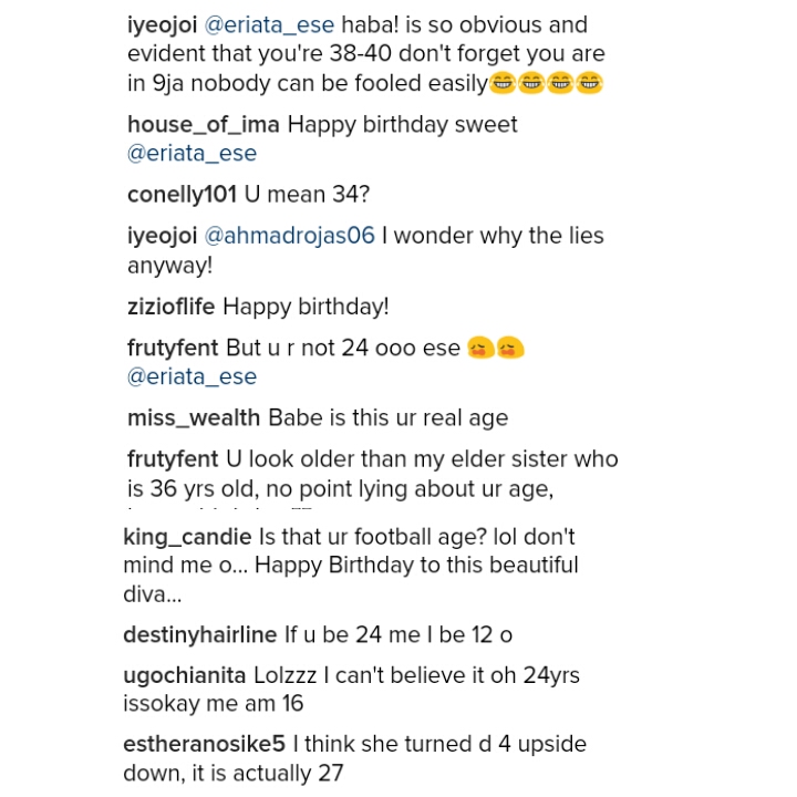 'You're Not 24, You're 38-40': #BBNaija Ese Celebrates 24th Birthday. Fans React (Photos)