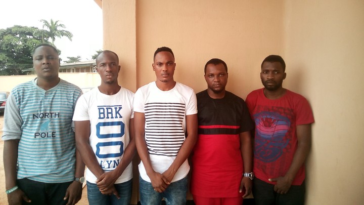 Five Yahoo Yahoo LAUTECH Boys Busted By EFCC, See Their Faces