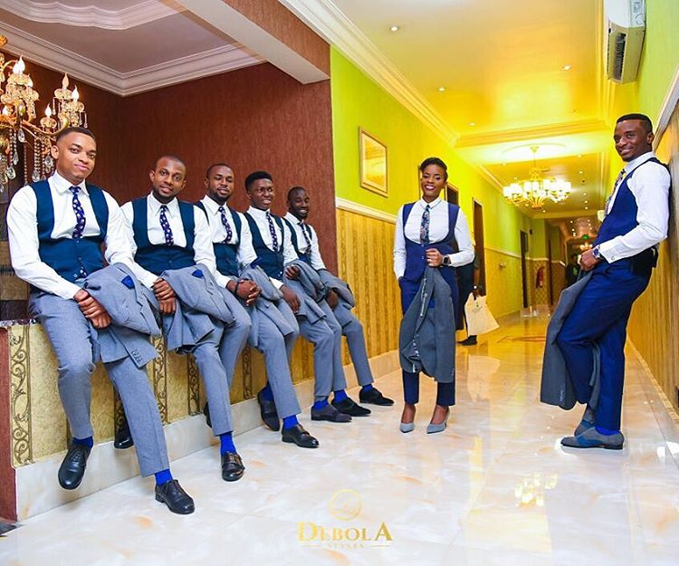 Lady Plays Groomsman Role At The Wedding Of Her Twin Brother (Photos)