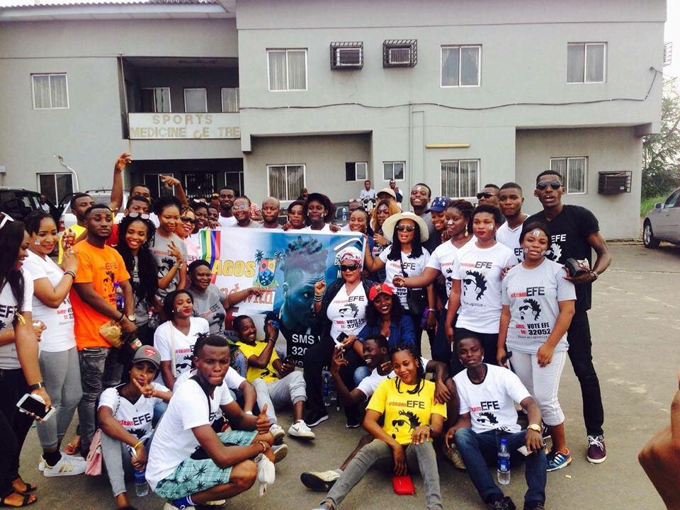 #BBNaija: Efe's Fans Organize Massive Get-Together In Lagos & Abuja (Photos)