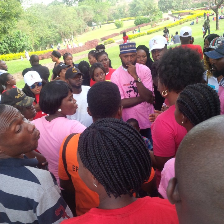 #BBNaija: Efe's Fans Organize Massive Get-Together In Lagos & Abuja (Photos)
