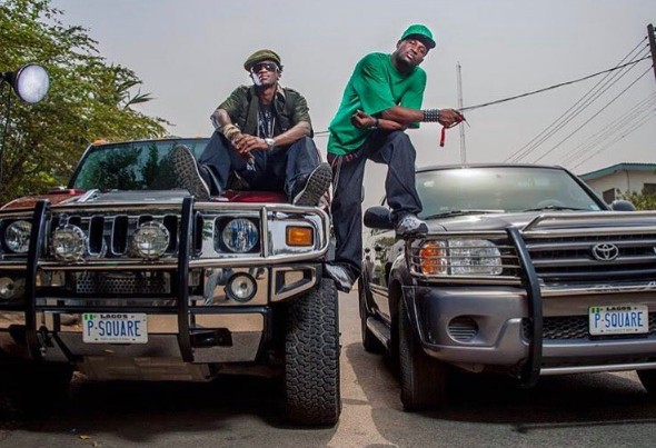 Peter 'P-Square' Okoye Shows Off Their First SUVs (Photo)