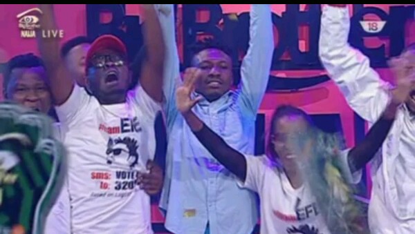 Efe Poses With His N25m #BBNaija Star Prize (Photos)