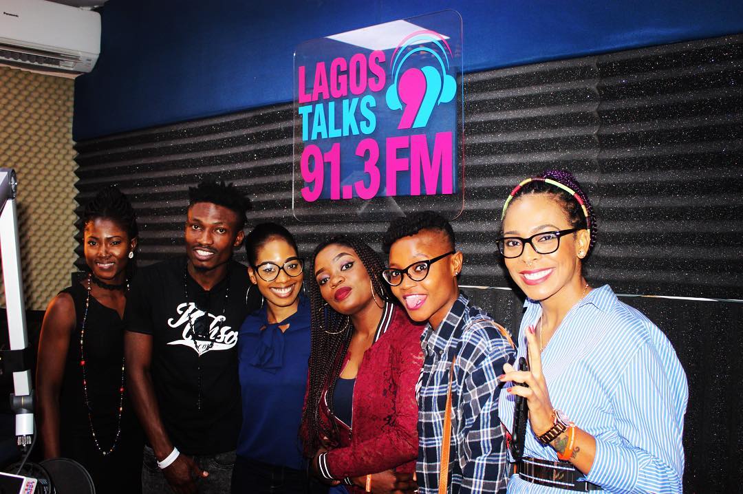 #BBNaija: Efe And The Last 4 Housemates Unite On Media Tour (Photos)