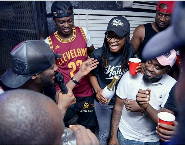 Marvis Clubs With 2Baba, Peter Okoye, Ice Prince & Denrele At Joker Club Benin (Photos)