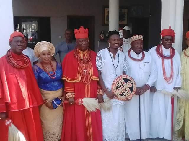 BBNaija: Efe Ejeba Becomes Prince Of Okpe Kingdom In Delta (Photos)