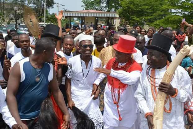 BBNaija: Efe Ejeba Becomes Prince Of Okpe Kingdom In Delta (Photos)