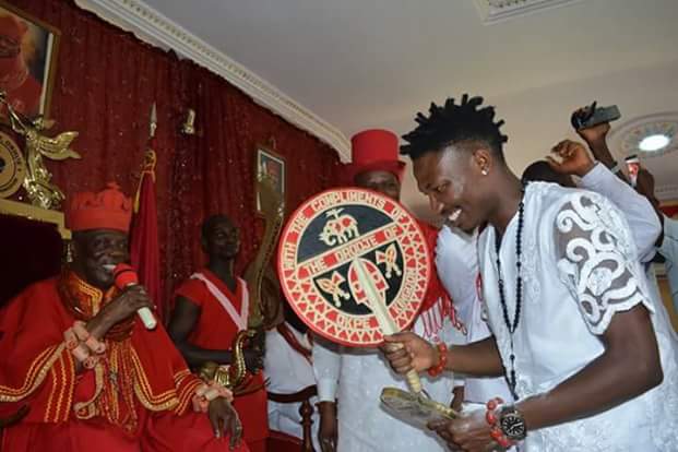 BBNaija: Efe Ejeba Becomes Prince Of Okpe Kingdom In Delta (Photos)