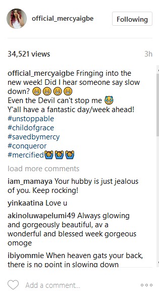 'Even The Devil Can't Stop Me' - Mercy Aigbe Declares As She Returns Back To Work