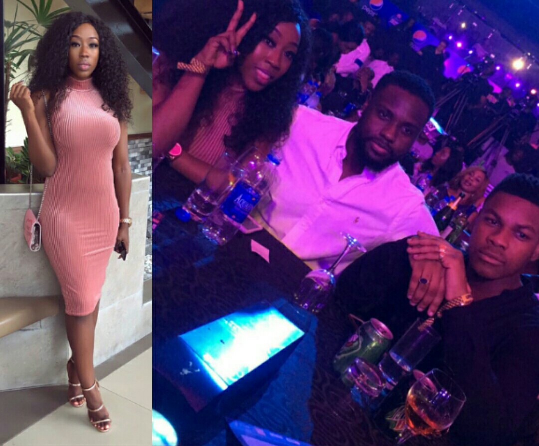 Beverly Naya, John Boyega And Dayo Okeniyi Hang Out Together