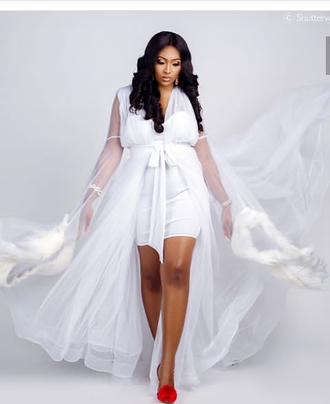 Actress Lilian Esoro Stuns In Angelic Outfit, Shares Adorable Photos With Her Son