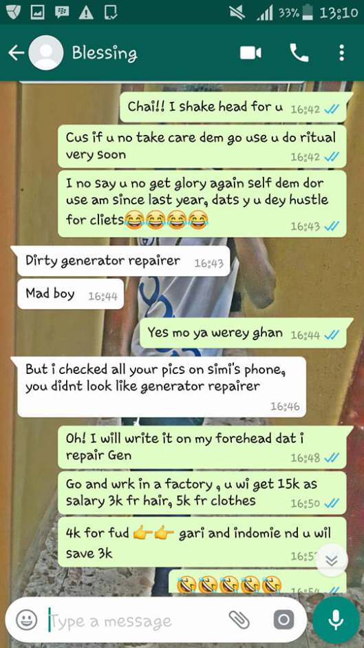 Hilarious Whatsapp Conversation Between A Sex Worker And A Potential Client