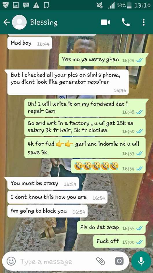 Hilarious Whatsapp Conversation Between A Sex Worker And A Potential Client