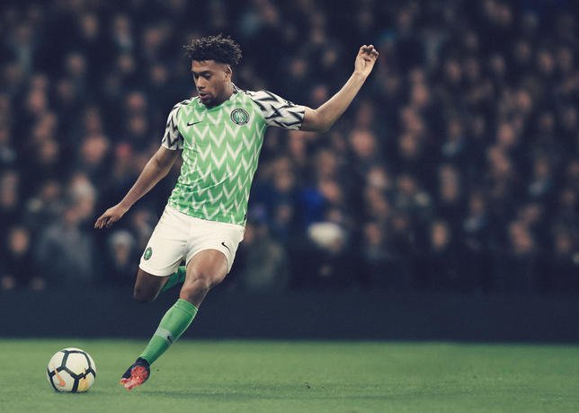 Wizkid And Iwobi Model For New Super Eagles' Jersey (Pictures)
