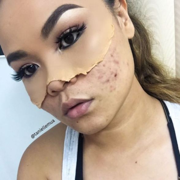 Pretty Makeup Artiste Shocks Many People Online After She Removed Her Makeup (Pics)